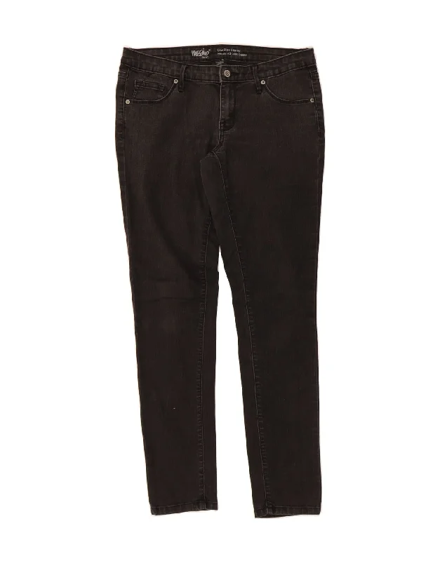 MOSSIMO Womens Low Waist Skinny Jeans US 8 Medium W30 L29  Grey Cotton