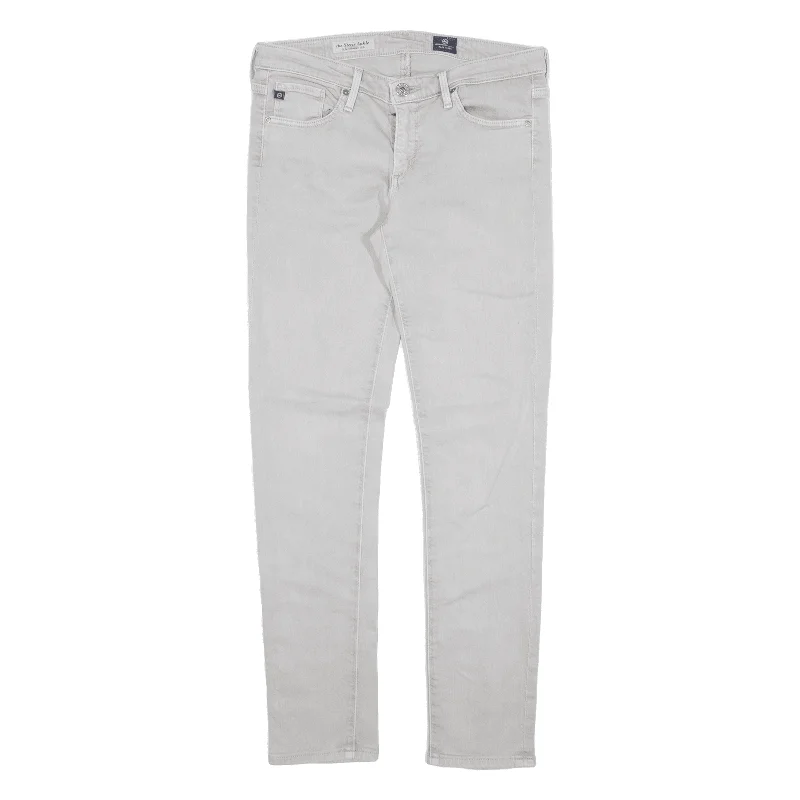 ADRIANO GOLDSCHMIED Jeans Grey Denim Slim Straight Womens W26 L26