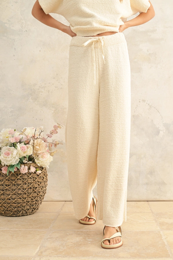 Textured Knitted Pants