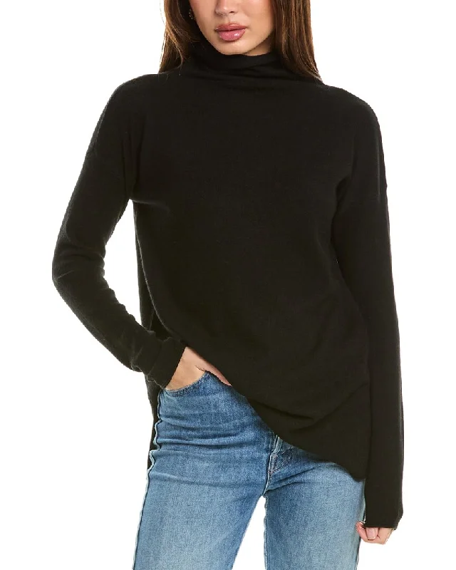 Vince Turtleneck Wool & Cashmere-Blend Sweater Tunic