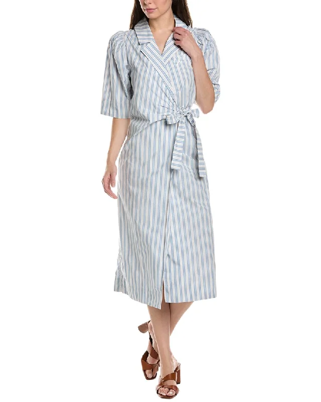 Ganni Midi Wrap Dress