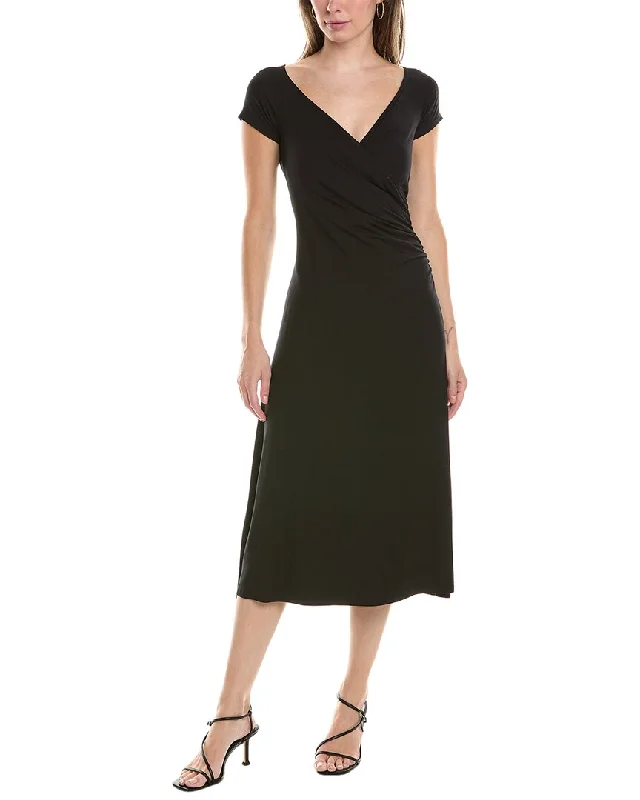 Vince Surplice Midi Dress