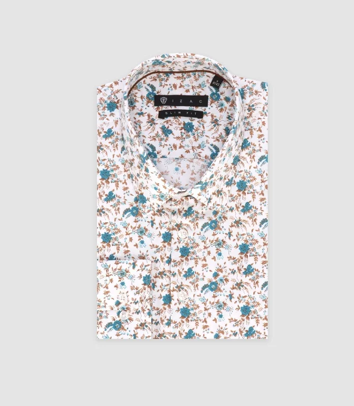 Chemise ville turquoise "Tifast017"