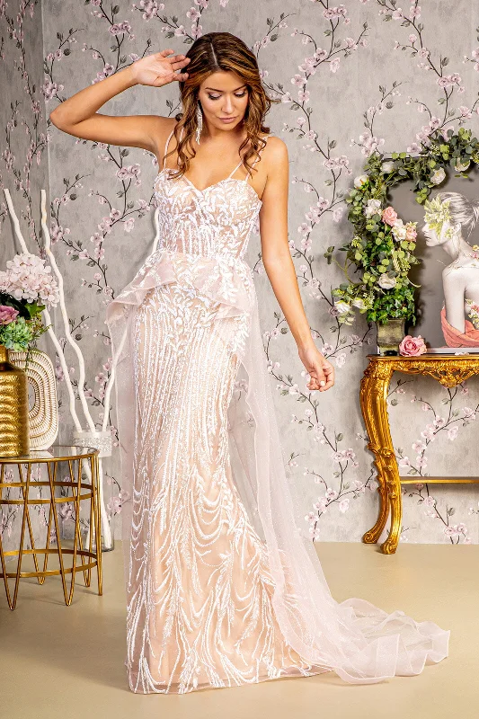 Glitter Mermaid Evening Long Prom Dress