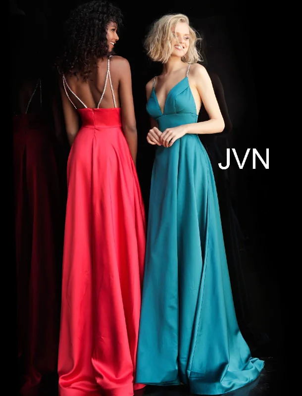 Jovani 68314 Spaghetti Straps Long Prom Dress