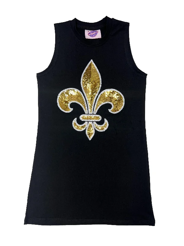 Kids Fleur De Lis Tank Dress