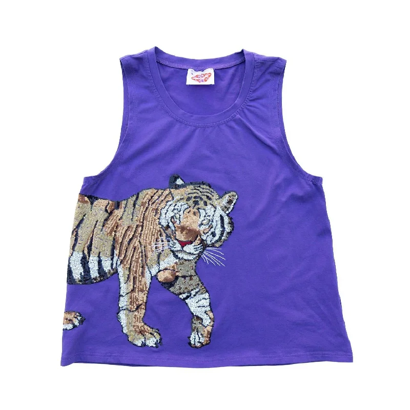 Wrap-Around Tiger Tank Purple