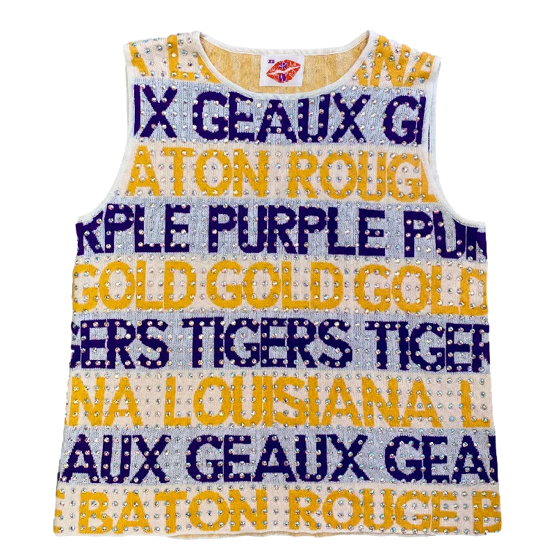 Rhinestone Gameday Graffiti Tank