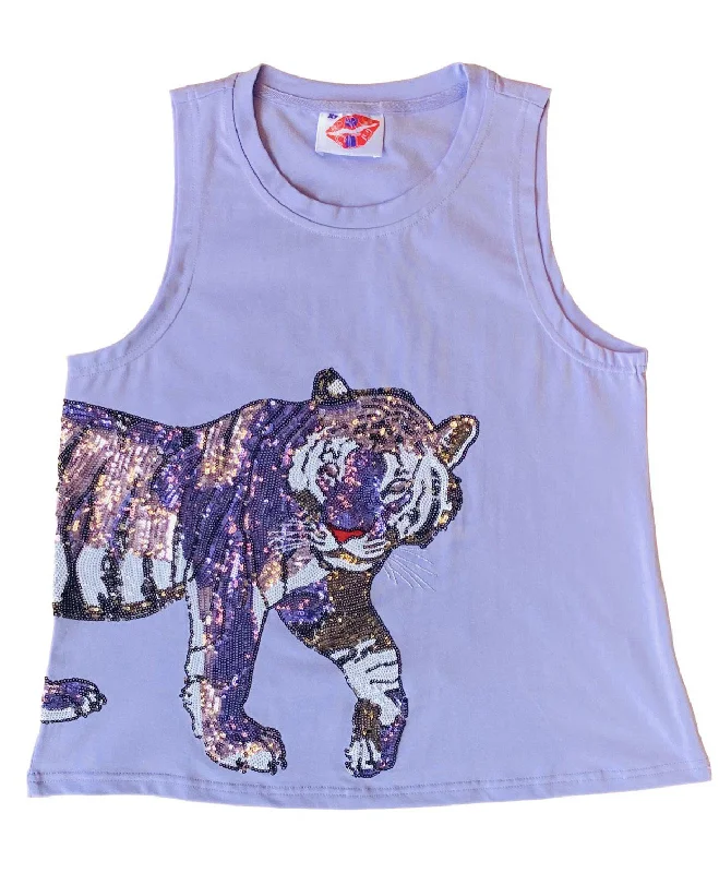 Wrap-Around Tiger TANK Lavender