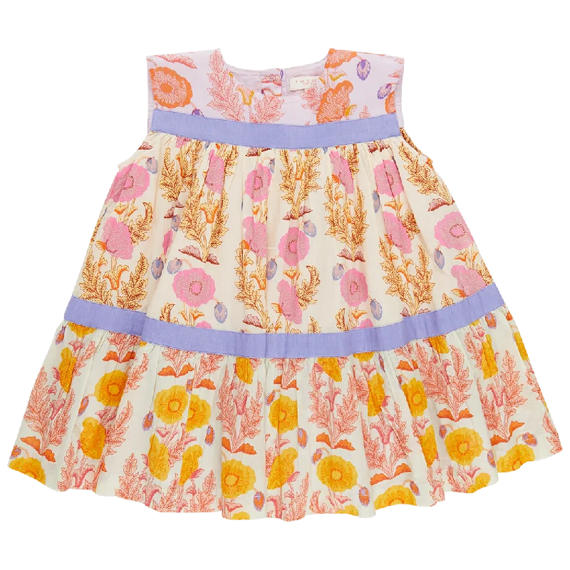 Pink Chicken Krista Dress - Gilded Floral Mix