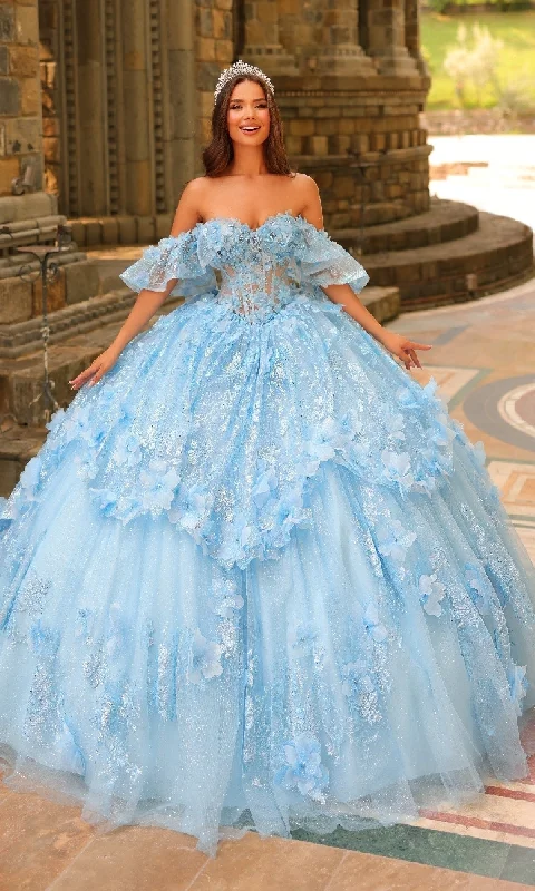 Off-the-Shoulder Quinceañera Dress: Amarra 54230