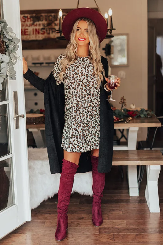 Desert Muse Leopard Dress