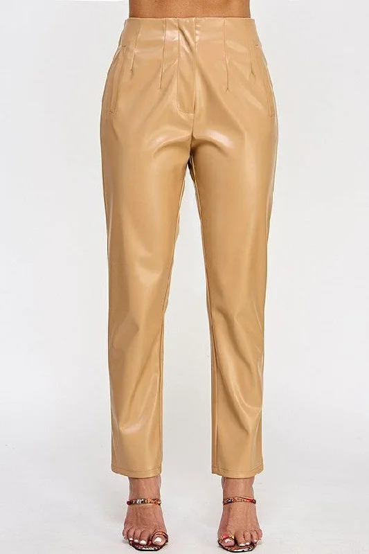 Faux Leather Pants