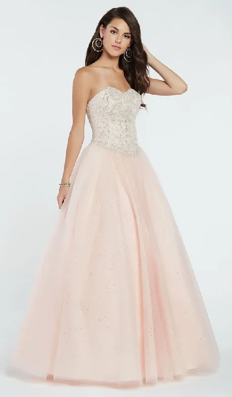 Alyce Paris - 60362SC Sweetheart Beaded Lace Ballgown