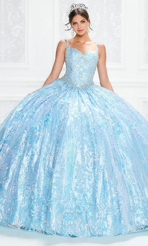 Princesa by Ariana Vara PR12009 - Lace V-Neck Ball Gown