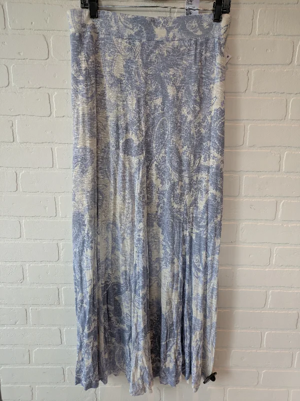 Blue & Cream Skirt Maxi Tommy Bahama, Size 8 Maxi Skirt Fashion