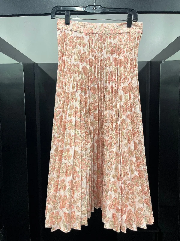 Pink Skirt Maxi Kate Spade, Size 4 Denim Maxi Skirt