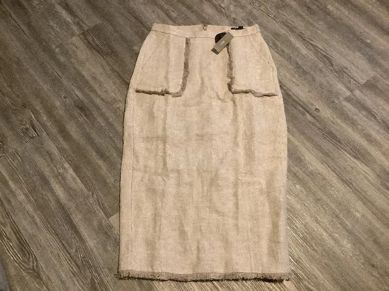 Taupe Skirt Maxi J. Crew, Size Xs Ruffled Maxi Skirt