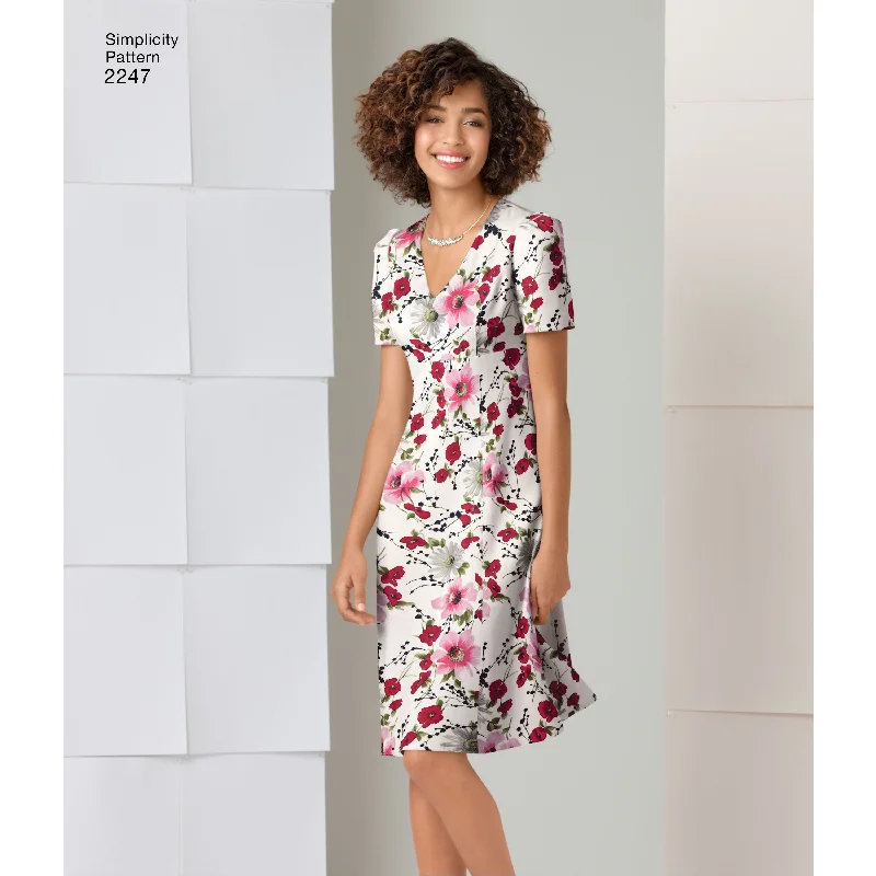 Simplicity Pattern 2247 Misses' and Plus Size Dresses | Amazing Fit