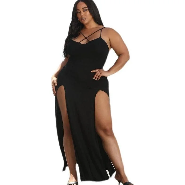 Plus Size Fat Women Dresses Summer