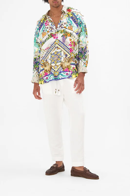 MENS OVERSIZED SHIRT AMALFI AMORE