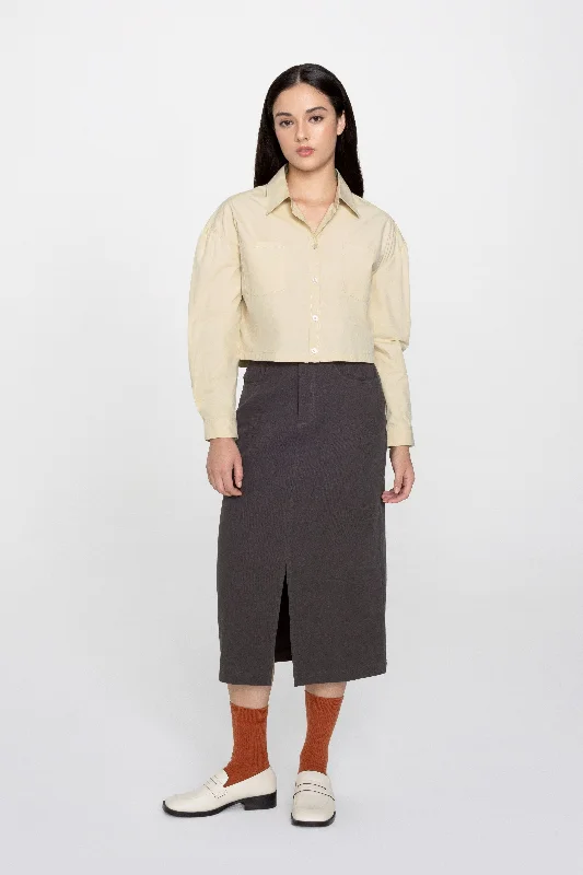 Flynn Cropped Cotton Shirt